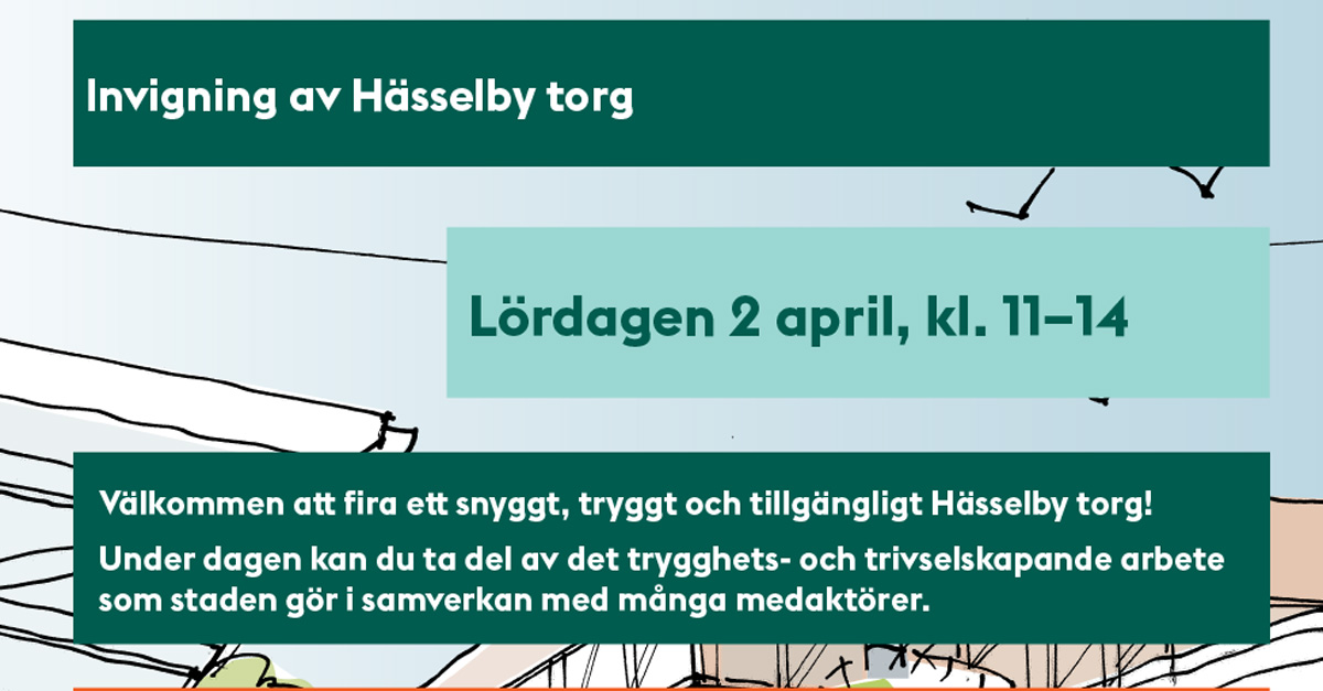 Invigning av Hässelby torg