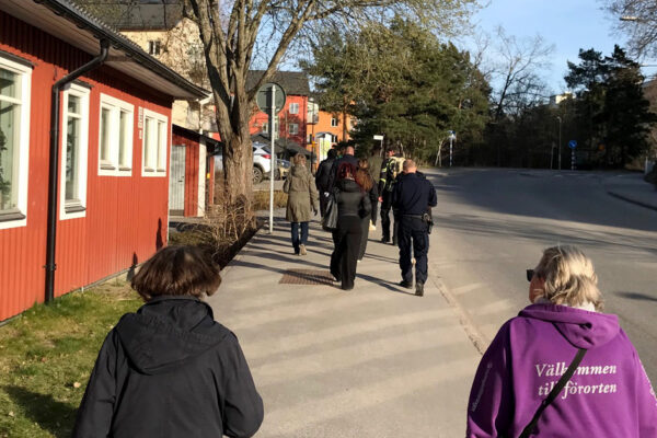 trygghetsvandring i Hässelby Strand trygghetsvandring i Hässelby Strand