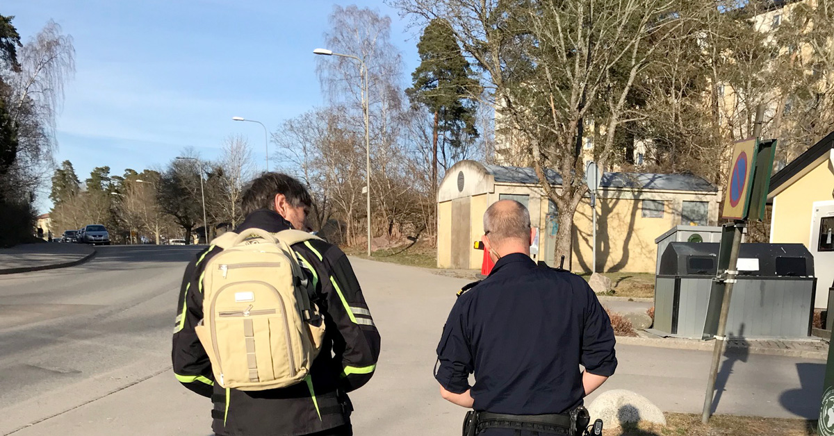 trygghetsvandring i Hässelby Strand